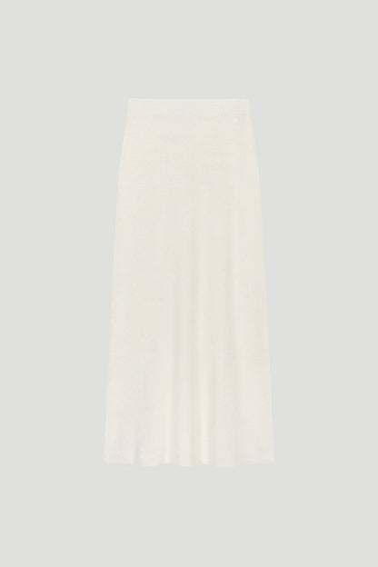 Insa Knit Skirt Off White