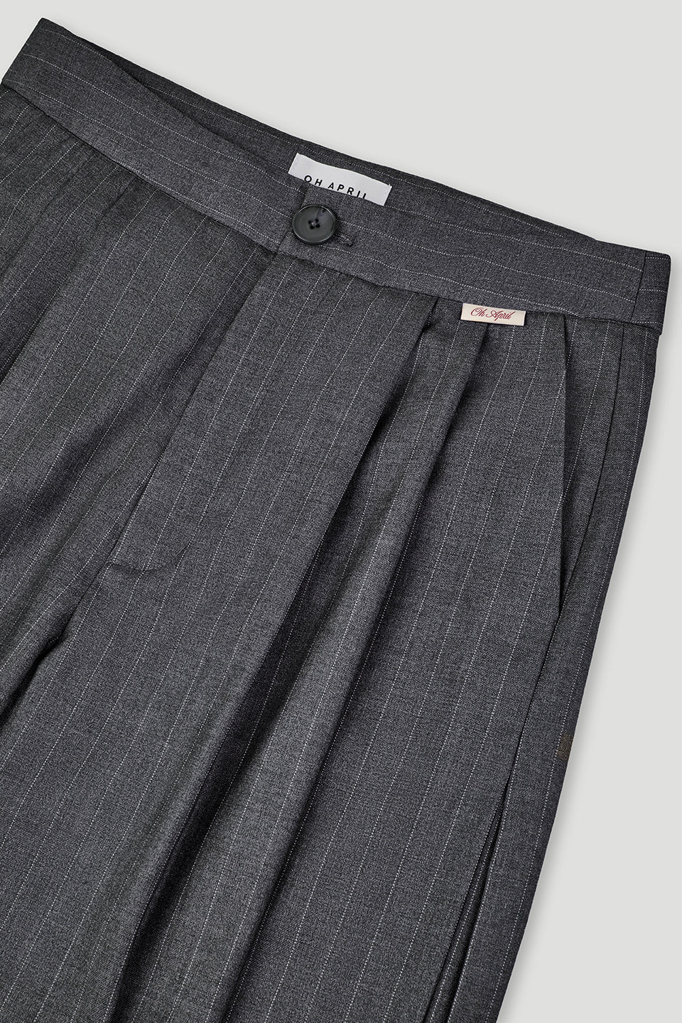 Leana Pleated Trousers Pinstripe