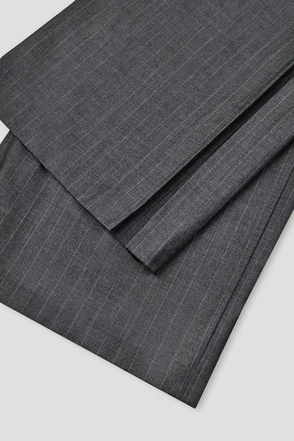 Leana Pleated Trousers Pinstripe