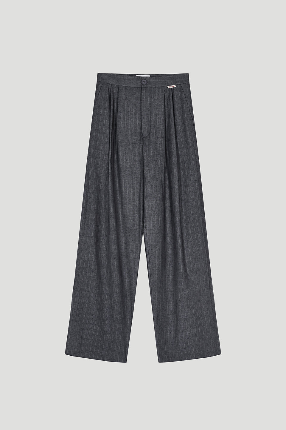 Leana Pleated Trousers Pinstripe
