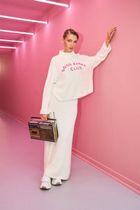 Insa Knit Skirt Off White image