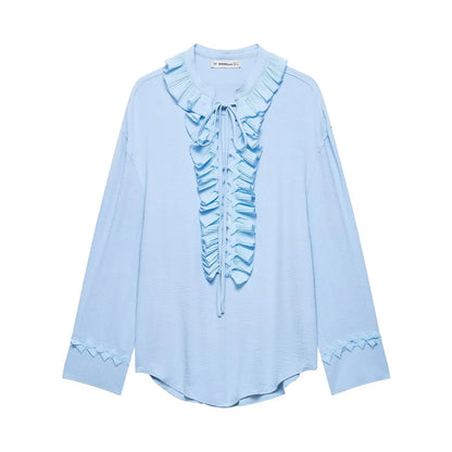 The Elara Set – Two-Piece Ruffle Top & Skirt