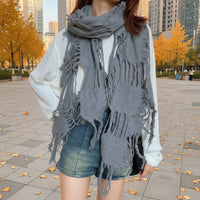 Der Kael Scarf – Distressed Fransen-Halstuch image