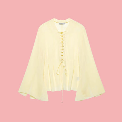 The Elara Set – Two-Piece Ruffle Top & Skirt