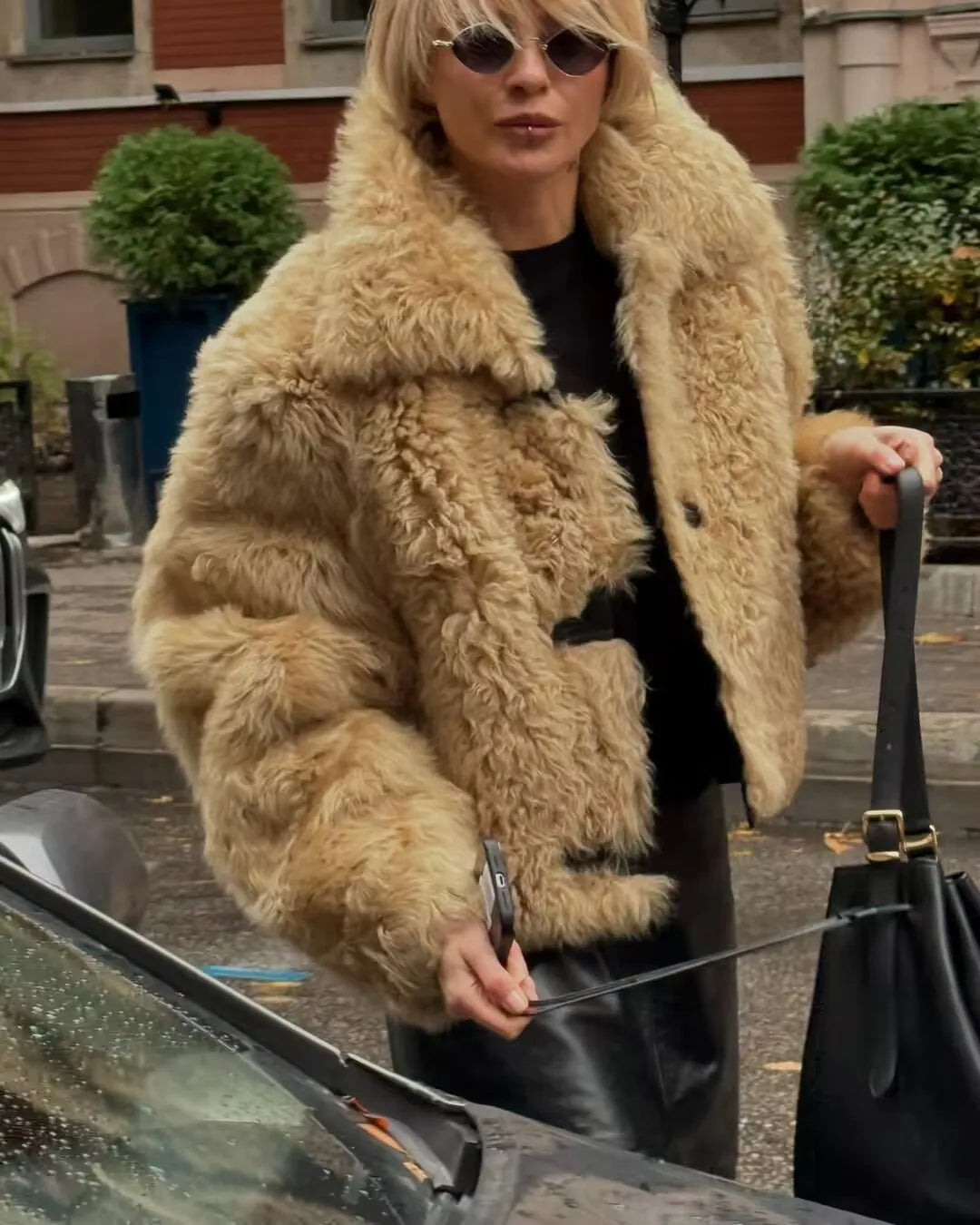 Die Liora Jacket – Kunstfell-Teddymantel