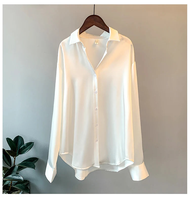 The Elara Silk| Women's Vintage-Inspired Silk Shirt